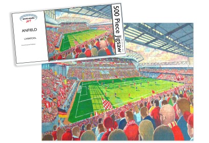 Anfield Stadium Fine Art Jigsaw Puzzle - Liverpool FC